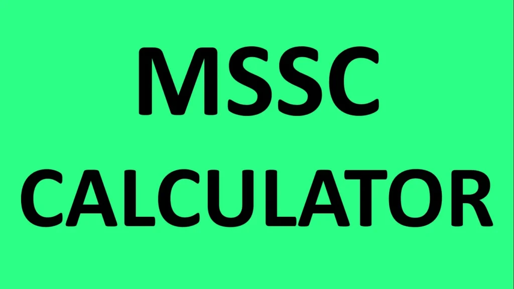 Mahila Samman Saving Certificate Calculator