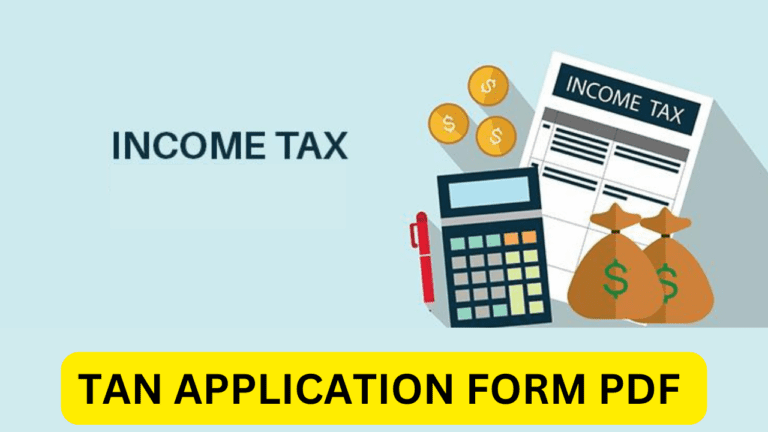 Tan Application Form PDF